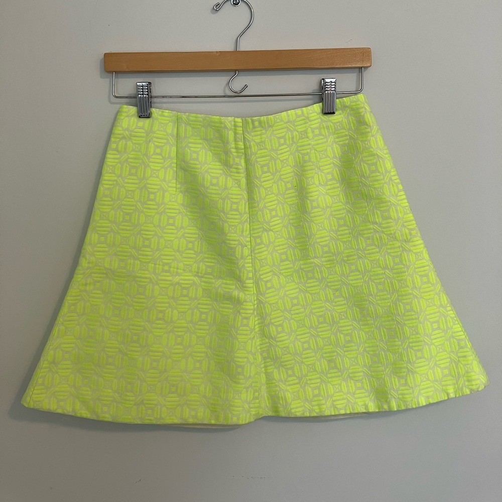 J. Crew Neon Yellow Skirt